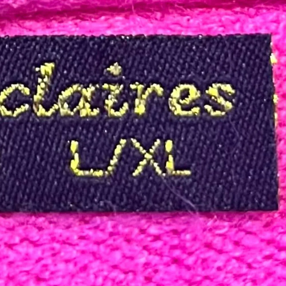 Gorgeous Pink Cardigan with Embellished Pockets from Paris (E6) - Picture 5 of 6